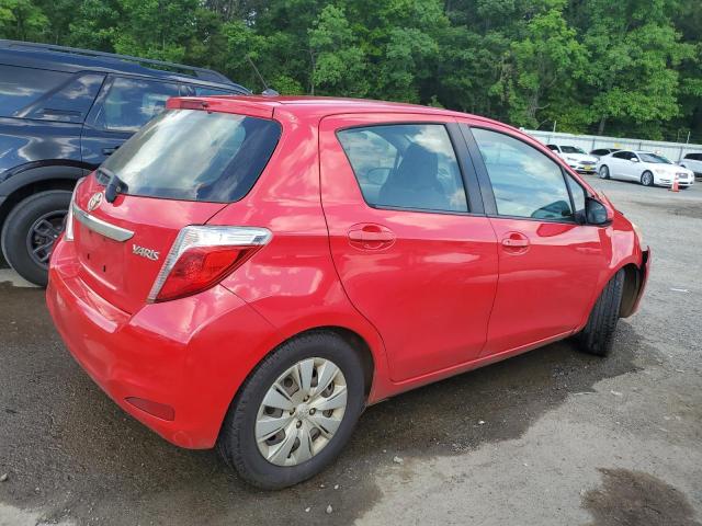  TOYOTA YARIS 2012 Червоний