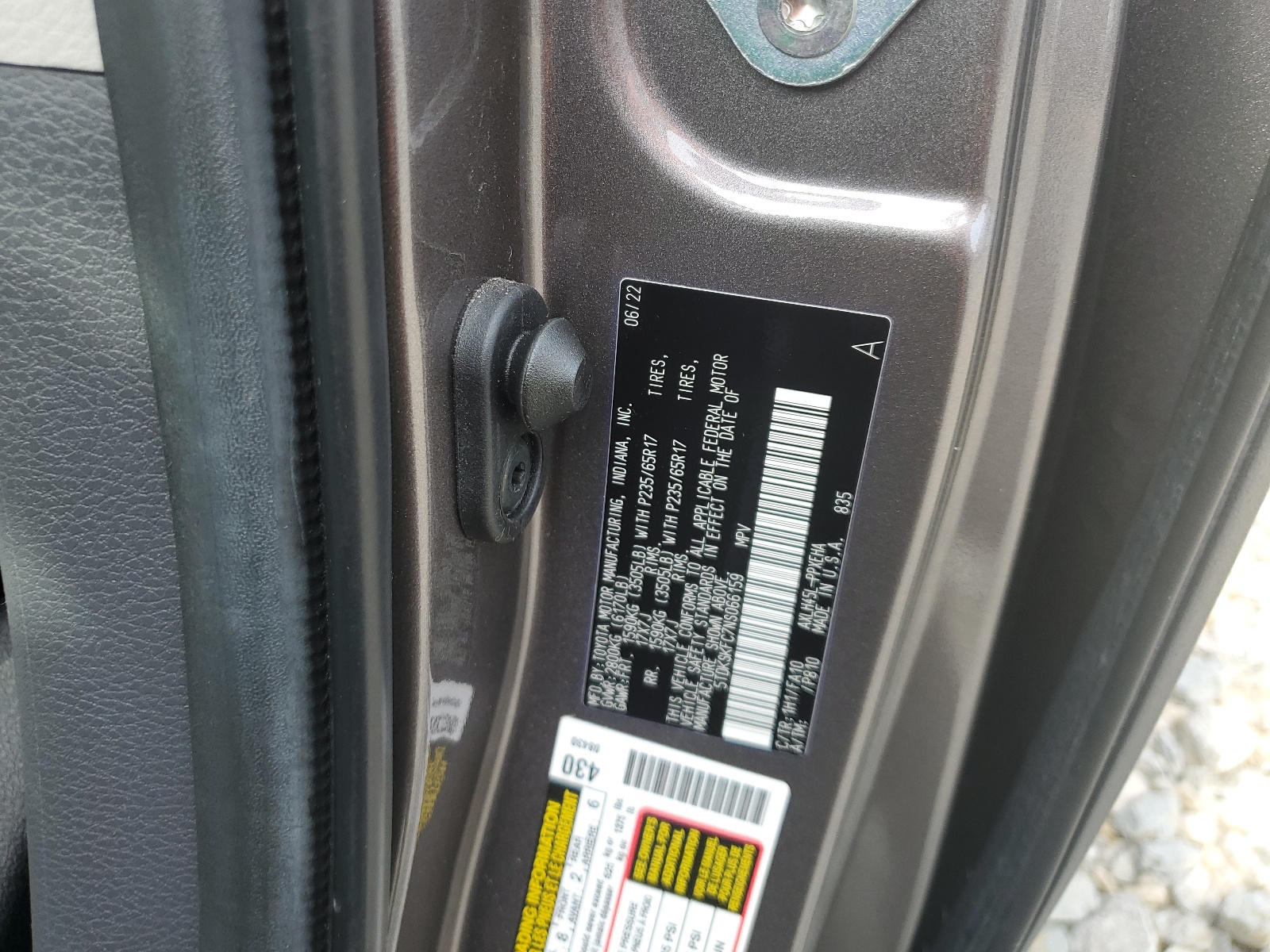 5TDKSKFC7NS066159 2022 Toyota Sienna Le