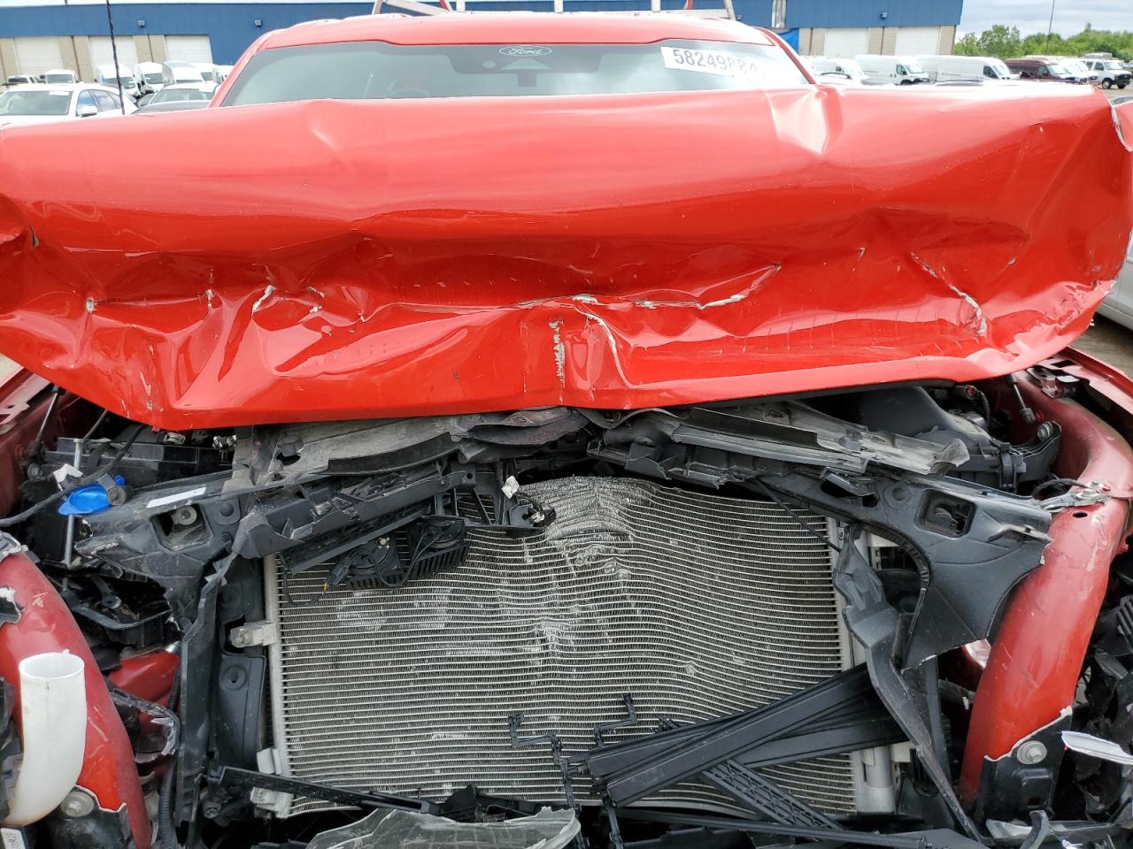 2022 Ford F150 Super Cab VIN: 1FTFX1E55NKE70035 Lot: 58249884