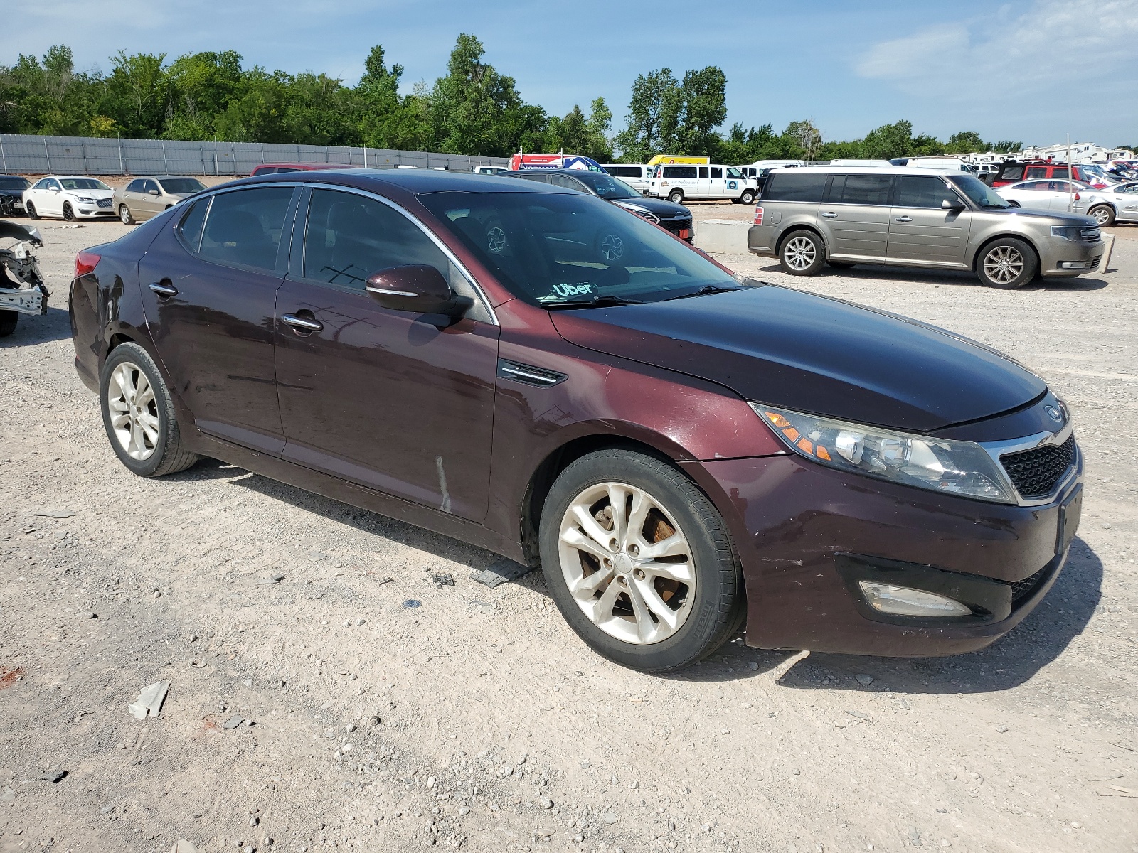 2012 Kia Optima Ex vin: 5XXGN4A77CG058497