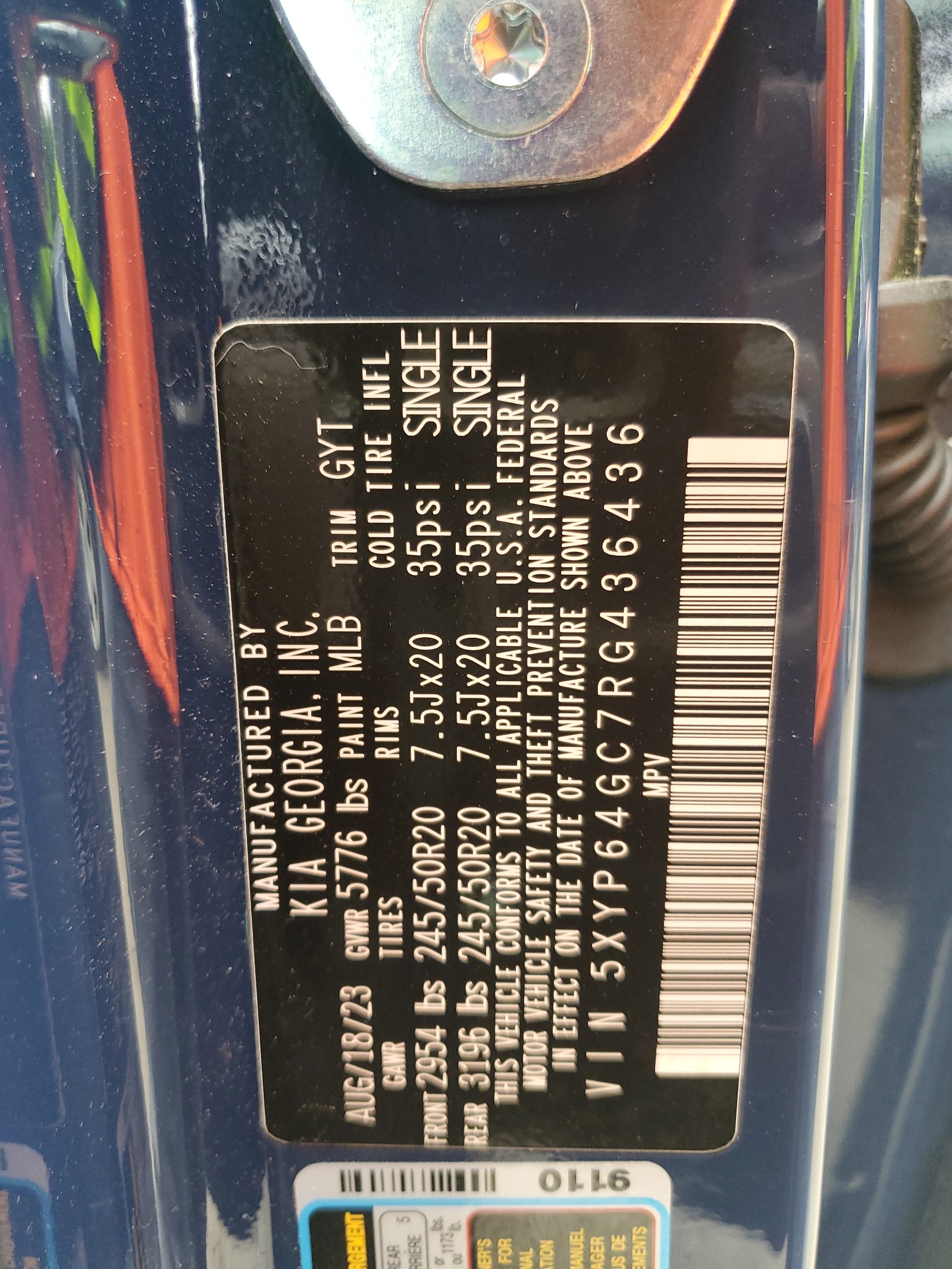 5XYP64GC7RG436436 2024 Kia Telluride S