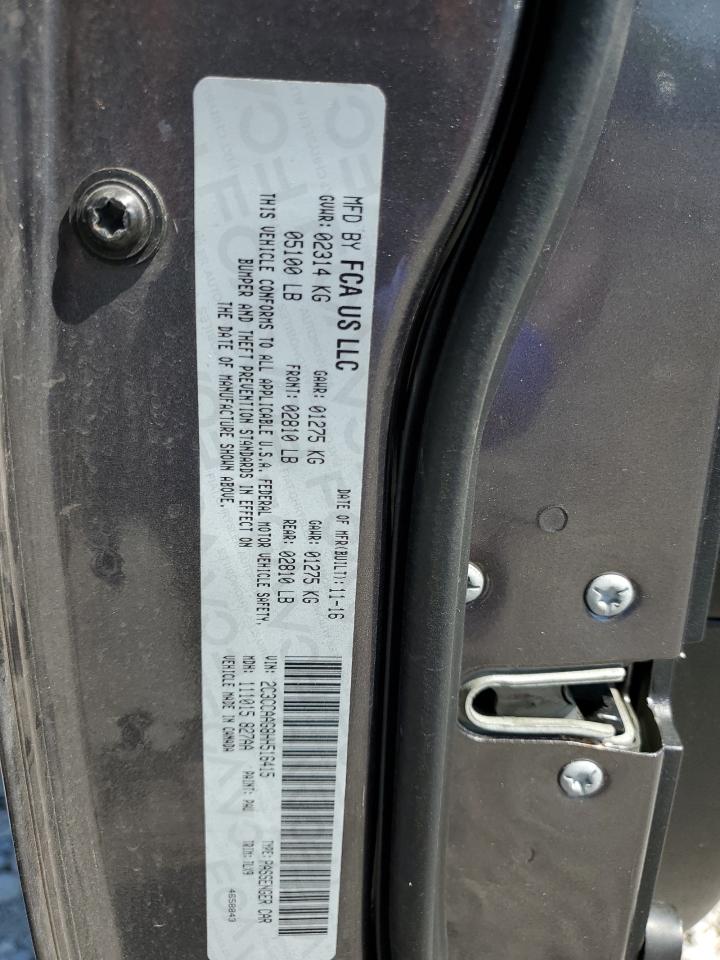 2017 Chrysler 300 Limited VIN: 2C3CCAAG8HH516415 Lot: 59684094