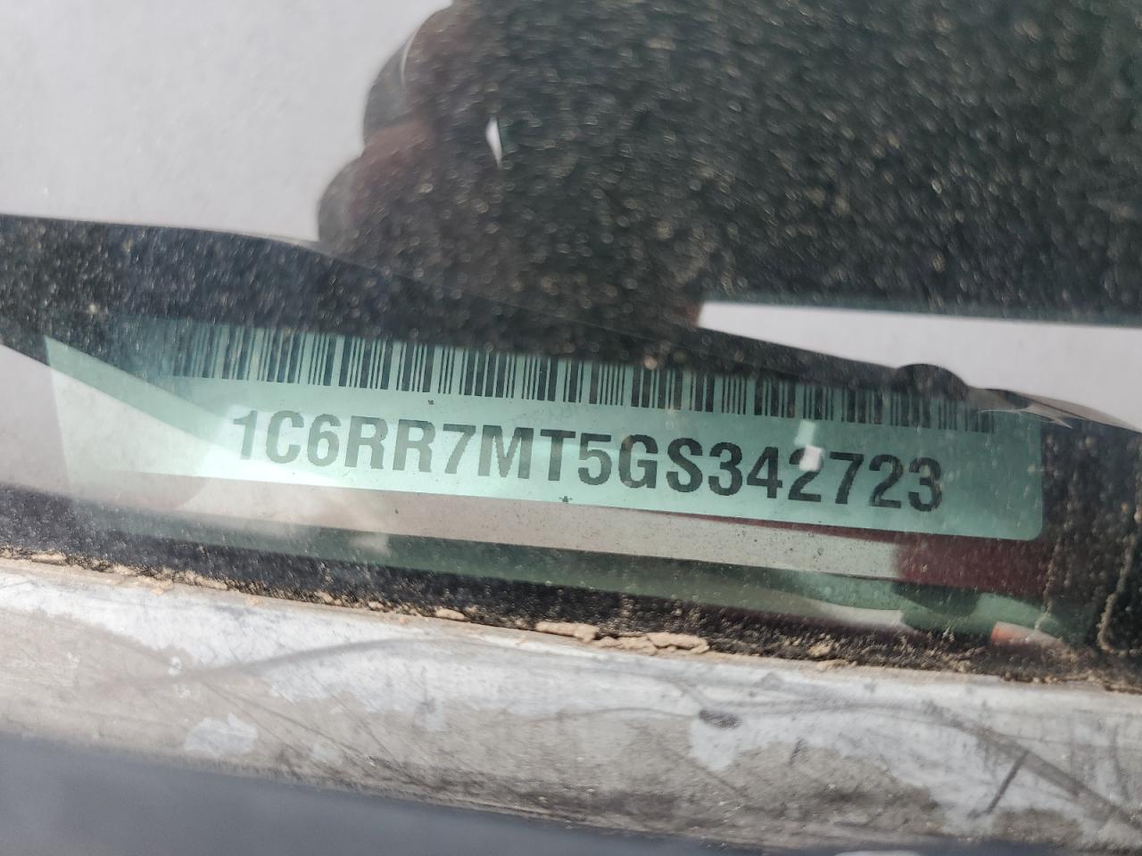 2016 Ram 1500 Sport VIN: 1C6RR7MT5GS342723 Lot: 56534784