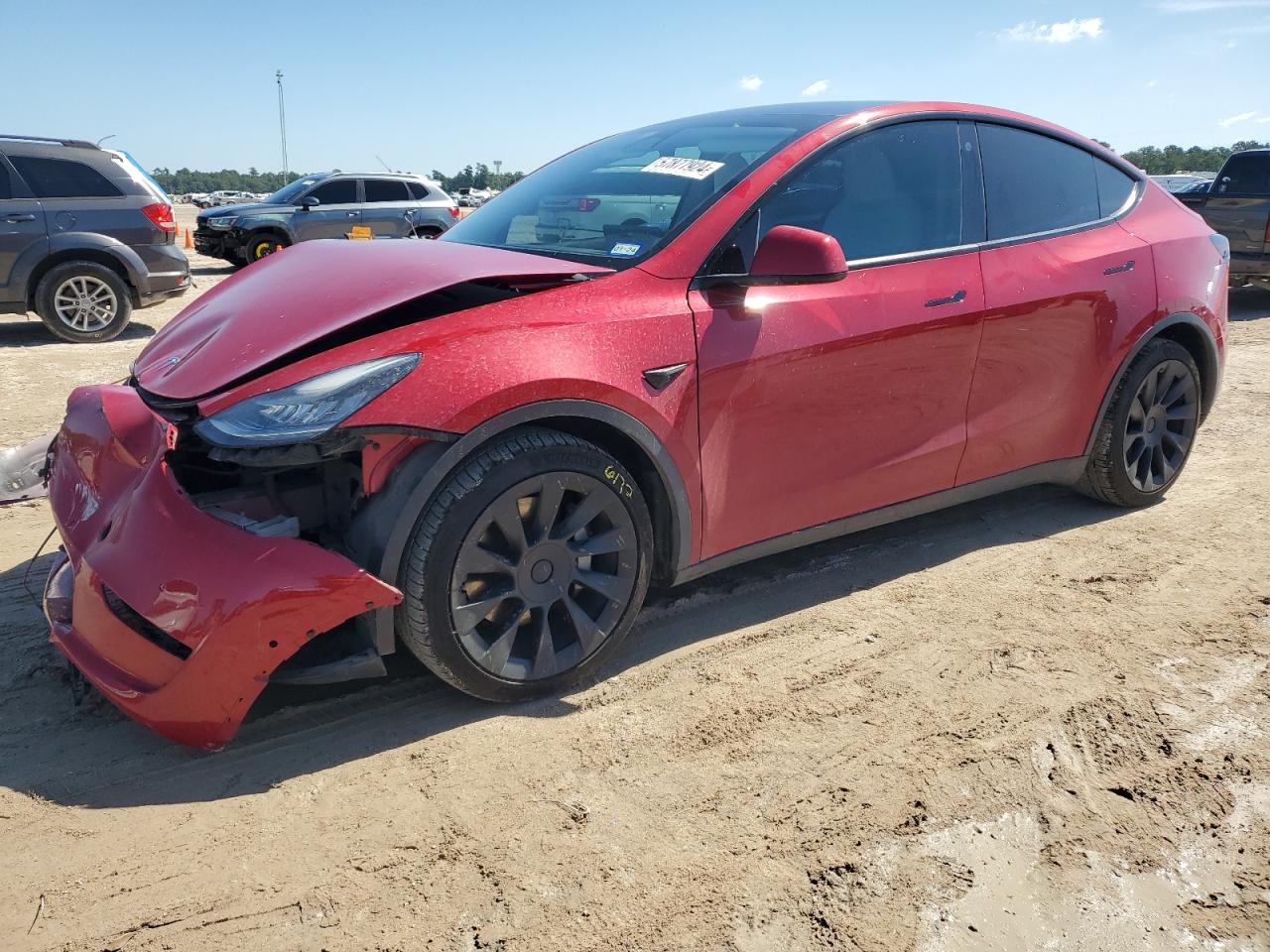 5YJYGDEE8MF071853 2021 TESLA MODEL Y - Image 1