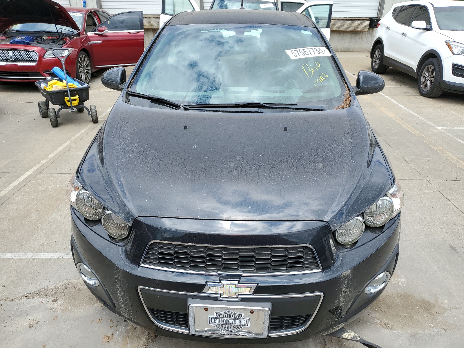 2014 Chevrolet Sonic Ltz vin: 1G1JF5SB5E4149396