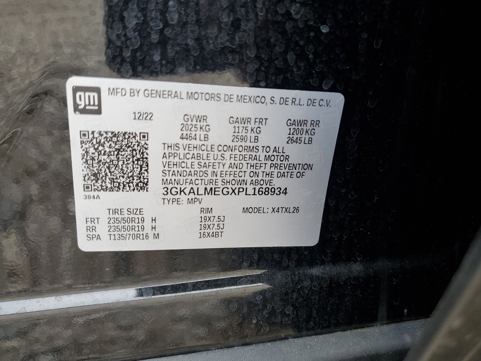 3GKALMEGXPL168934 2023 GMC Terrain Sle