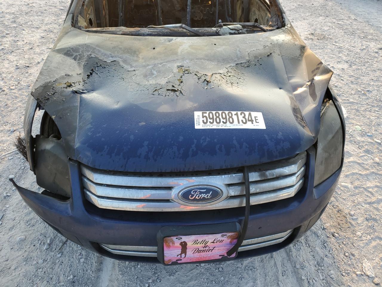 2007 Ford Fusion S VIN: 3FAHP06Z37R158949 Lot: 59898134