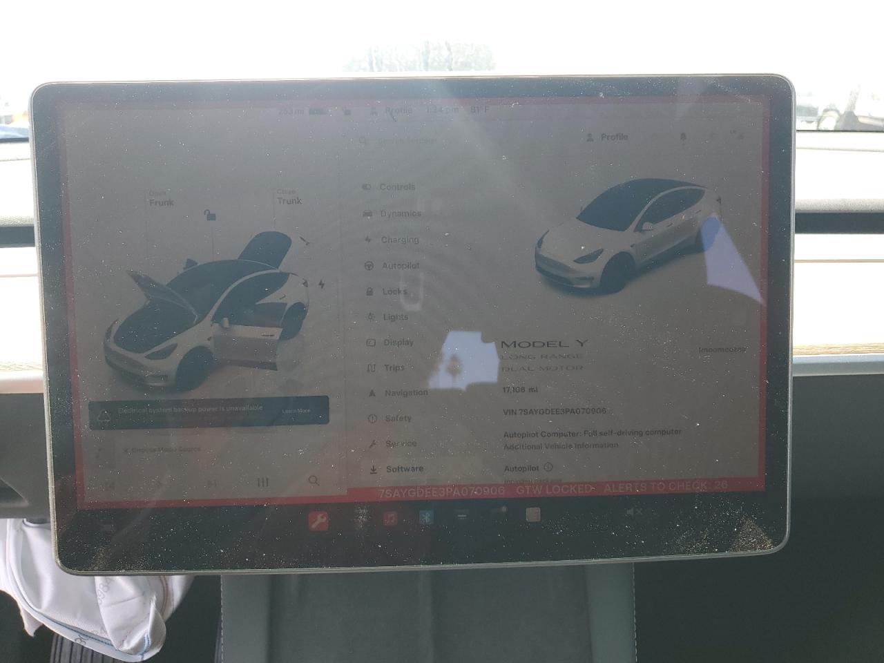 7SAYGDEE3PA070906 2023 Tesla Model Y