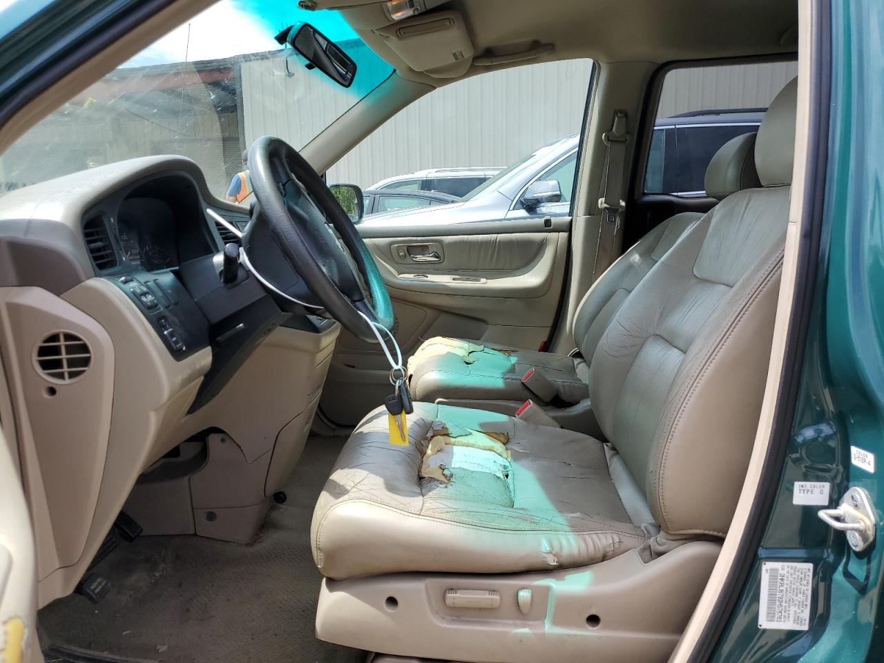 2002 Honda Odyssey Exl VIN: 2HKRL18792H576763 Lot: 60636084