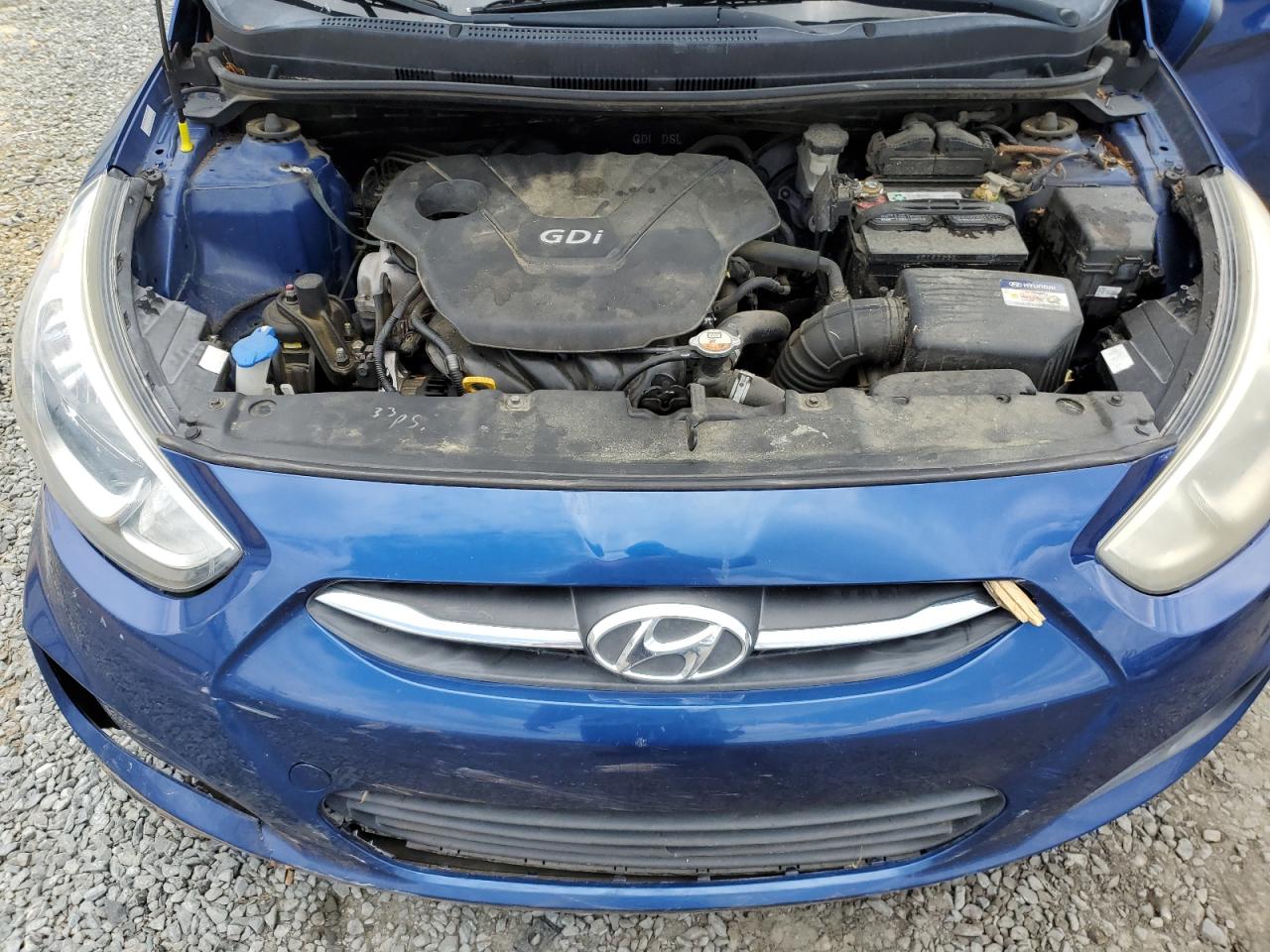 2015 Hyundai Accent Gls VIN: KMHCT4AE2FU917928 Lot: 57397144