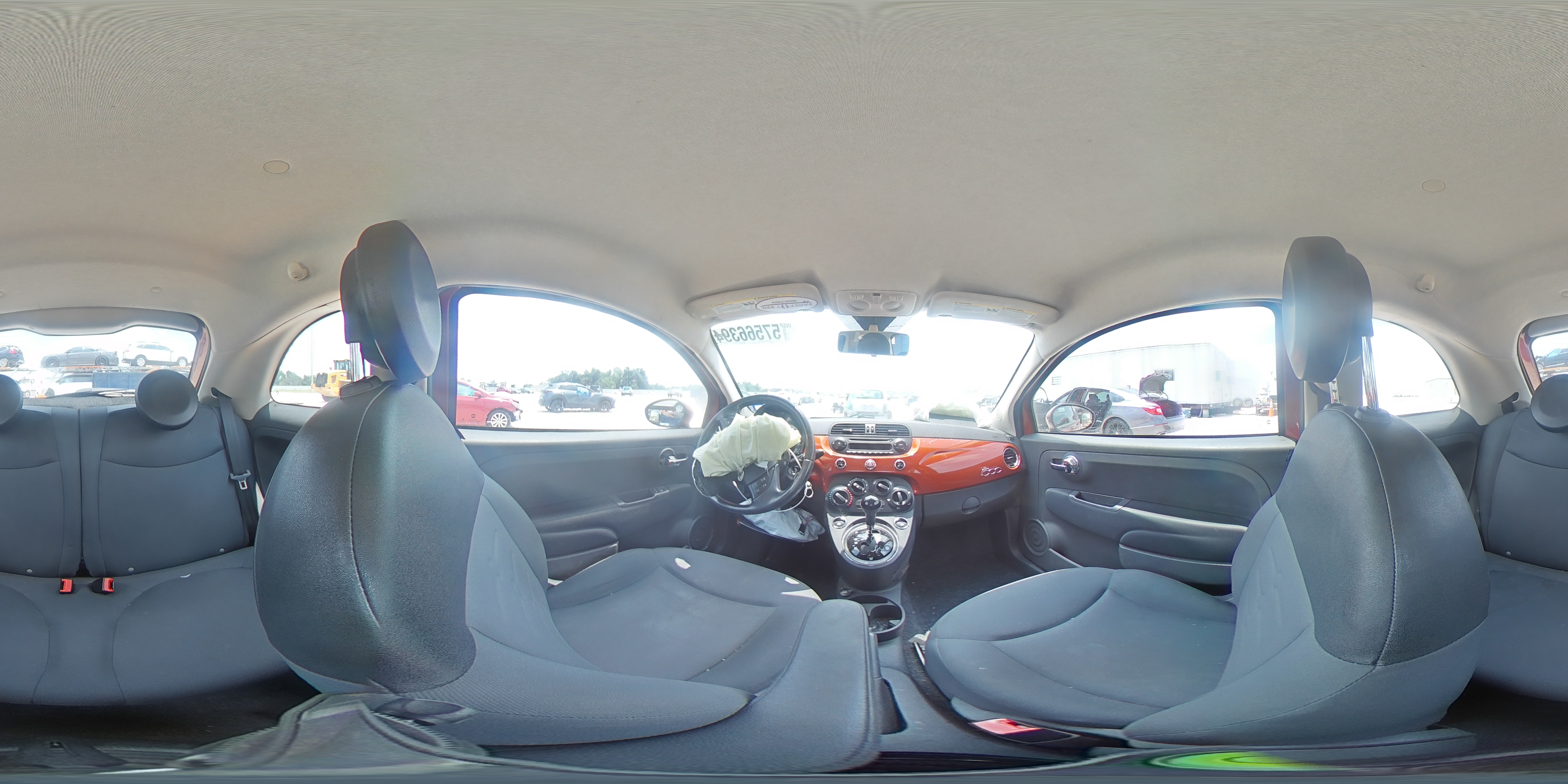 2012 Fiat 500 Pop VIN: 3C3CFFAR7CT383944 Lot: 57566394