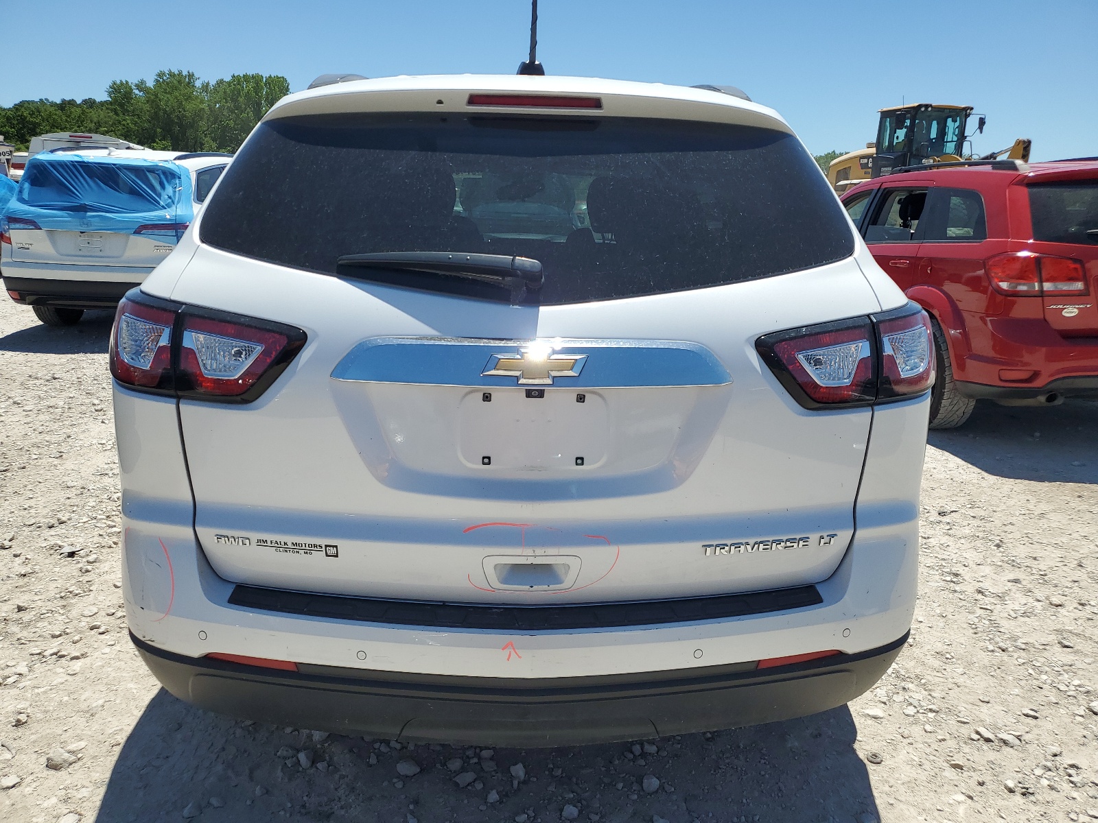 1GNKVGKD8GJ293645 2016 Chevrolet Traverse Lt