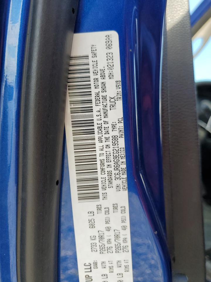 2014 Ram 1500 St VIN: 3C6JR6AG9EG219588 Lot: 63596305