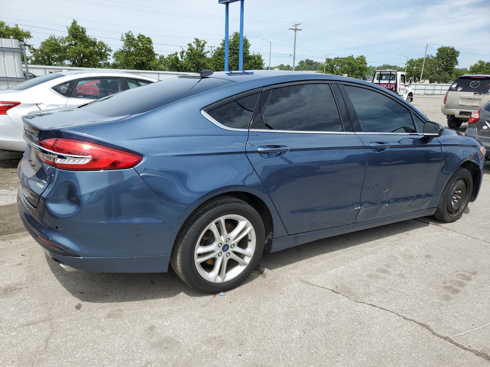 2018 Ford Fusion Se vin: 3FA6P0HD2JR202696