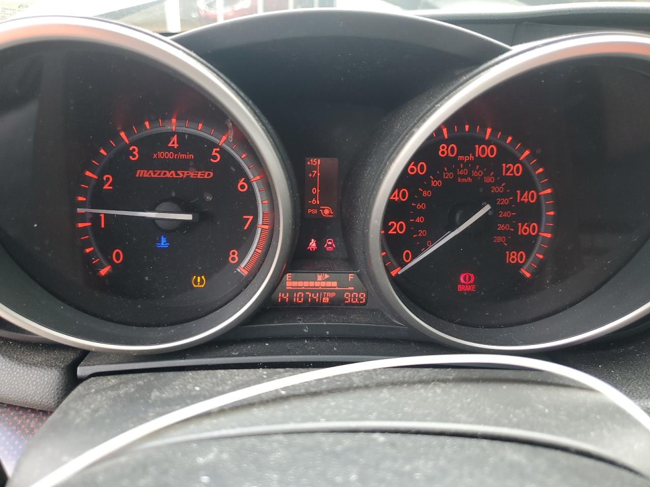 2011 Mazda Speed 3 VIN: JM1BL1K35B1422002 Lot: 60883934