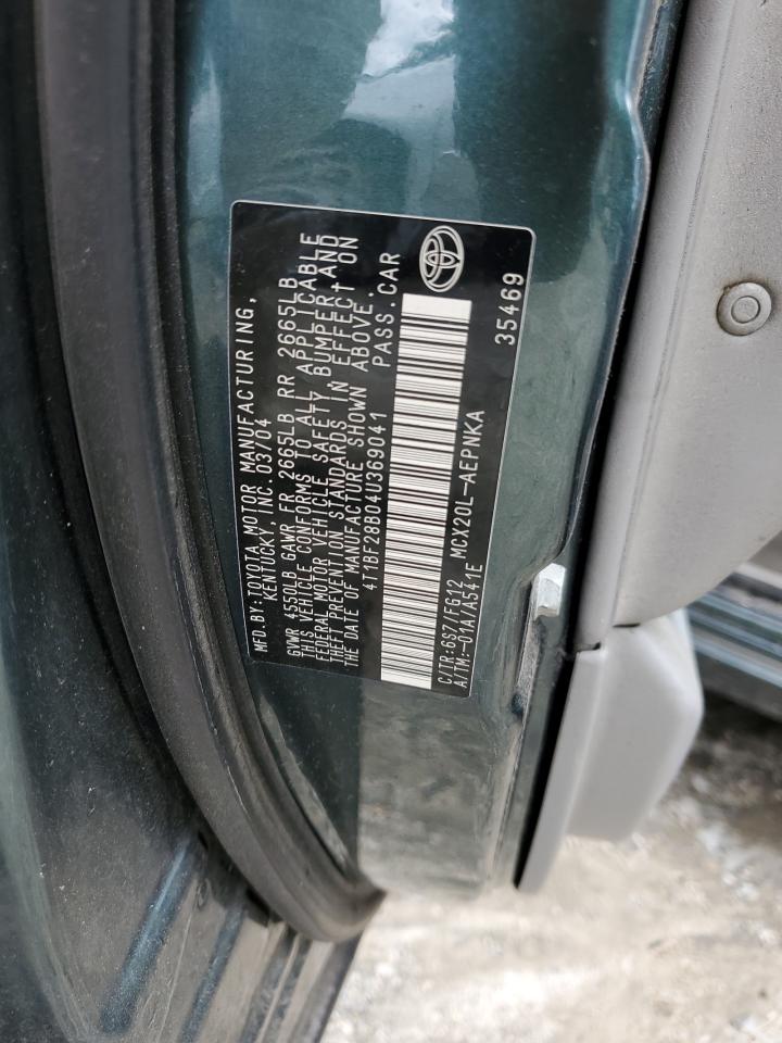 4T1BF28B04U369041 2004 Toyota Avalon Xl