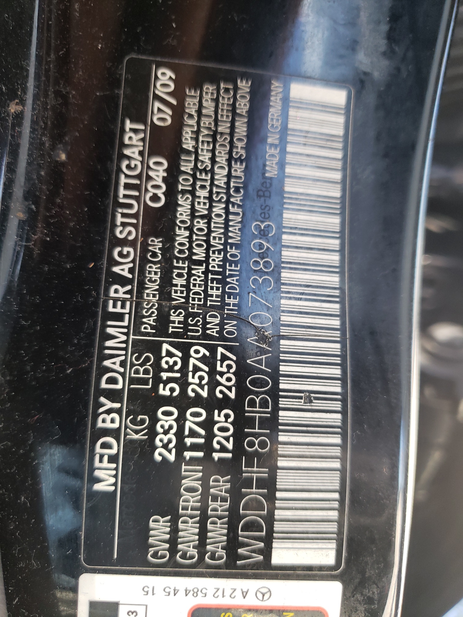 WDDHF8HB0AA073893 2010 Mercedes-Benz E 350 4Matic