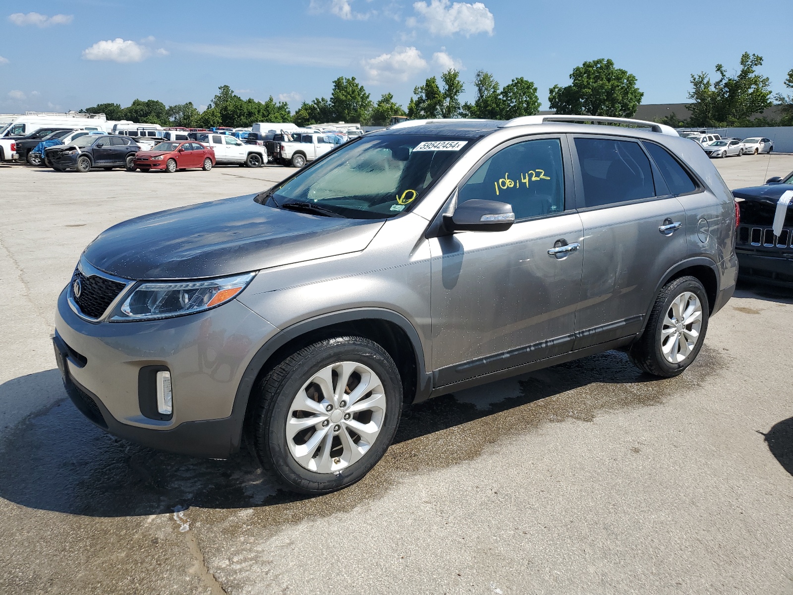 2014 Kia Sorento Ex vin: 5XYKU4A79EG482551