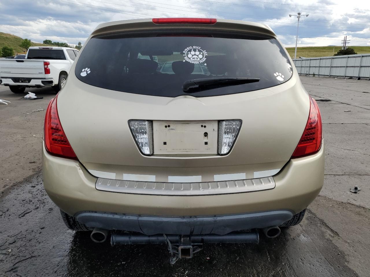 2006 Nissan Murano Sl VIN: JN8AZ08W36W526426 Lot: 60676774