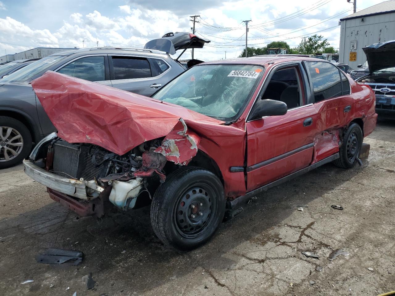 1997 Honda Civic Lx للبيع في Chicago Heights، IL - Side