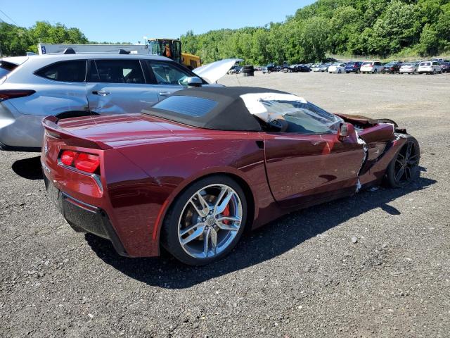  CHEVROLET CORVETTE 2019 Бургунди