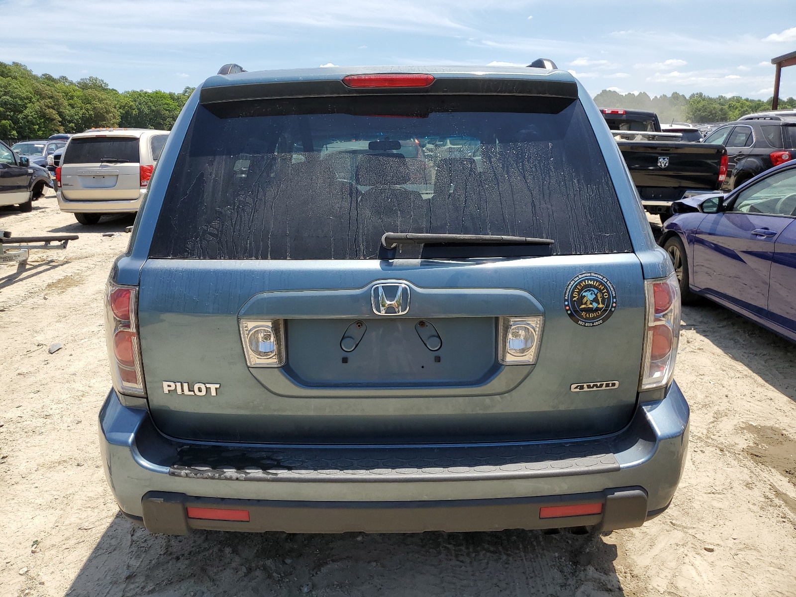 5FNYF18407B014281 2007 Honda Pilot Ex