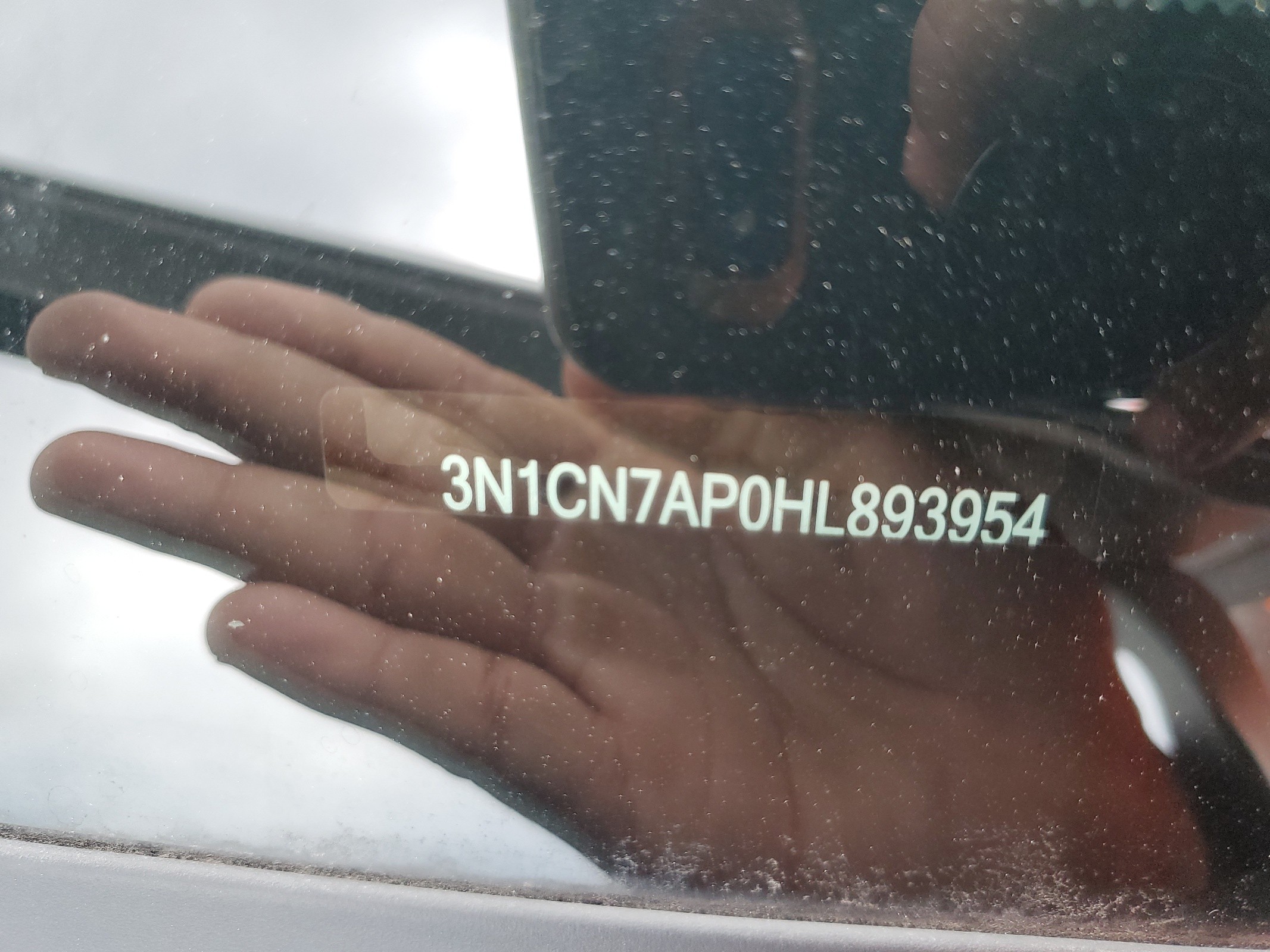 3N1CN7AP0HL893954 2017 Nissan Versa S