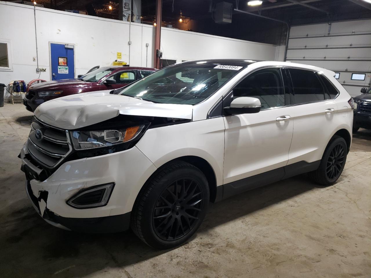 2015 Ford Edge Titanium VIN: 2FMTK4K88FBB85659 Lot: 58643084