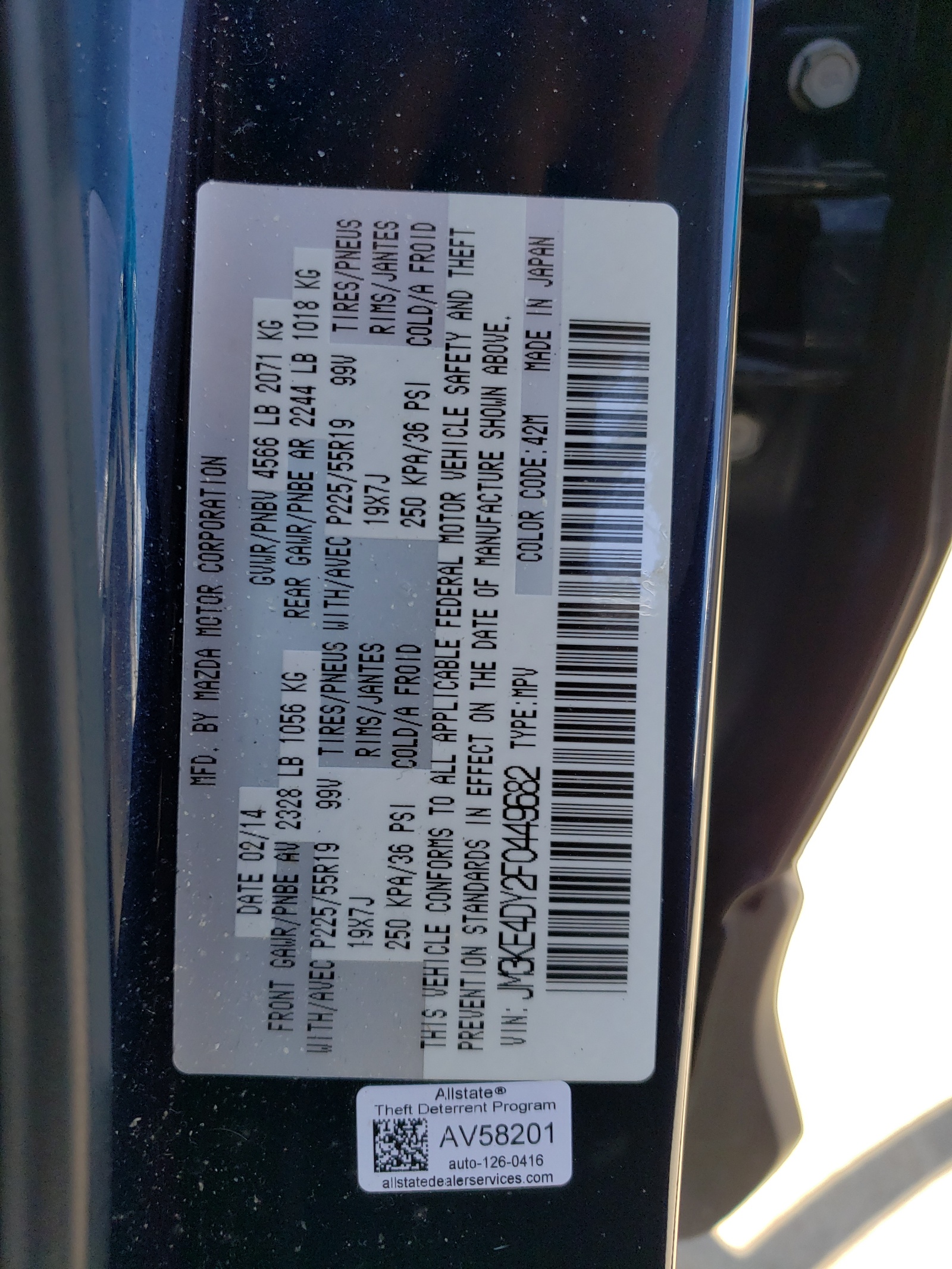 JM3KE4DY2F0449682 2015 Mazda Cx-5 Gt