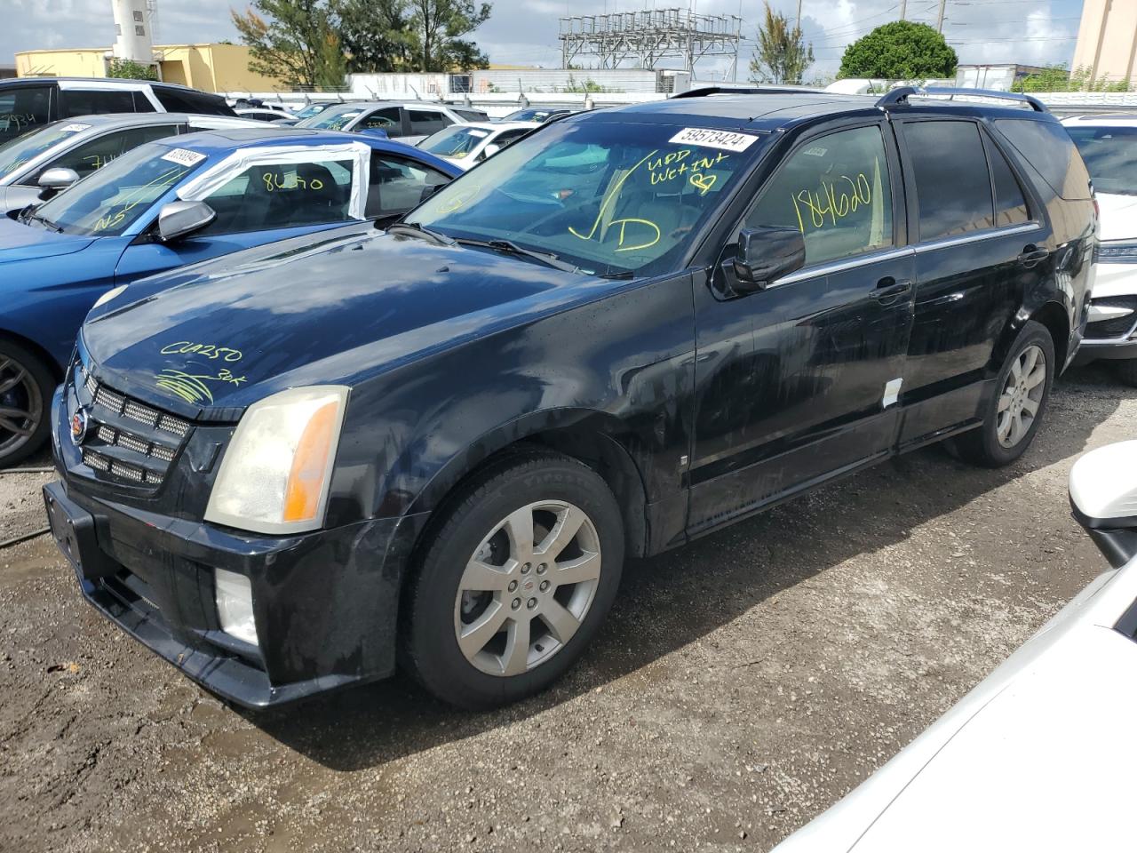 2008 Cadillac Srx VIN: 1GYEE437X80215852 Lot: 59573424