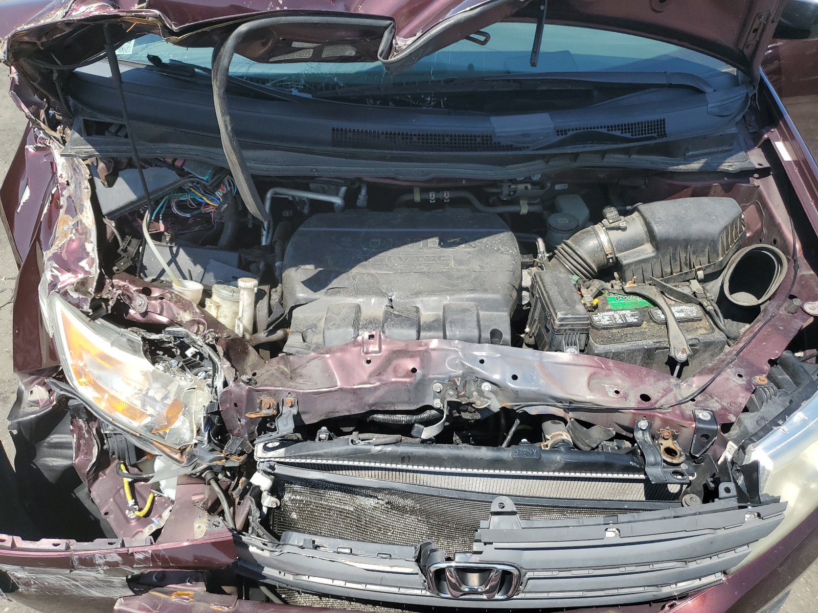 5FNRL5H61CB100148 2012 Honda Odyssey Exl