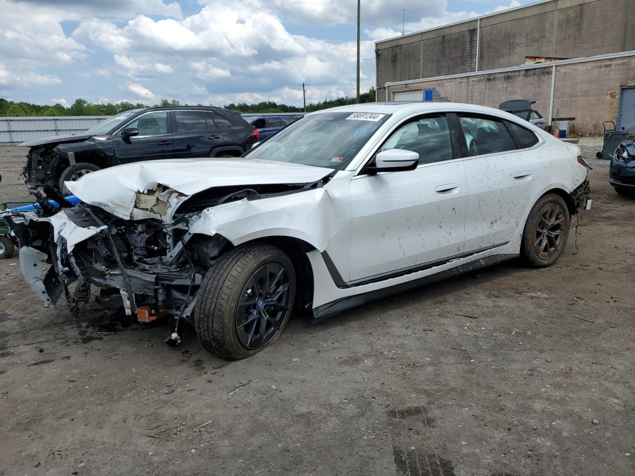 2023 BMW I4 Edrive 35 VIN: WBY43AW02PFR38903 Lot: 58691344