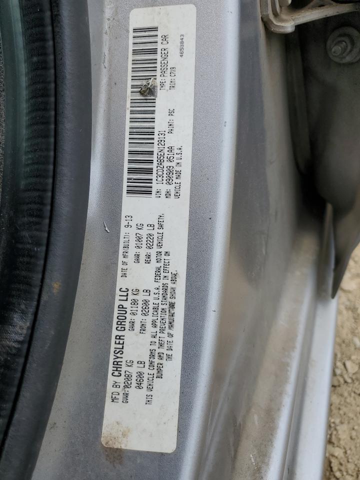 2014 Dodge Avenger Se VIN: 1C3CDZAB5EN129131 Lot: 59761484