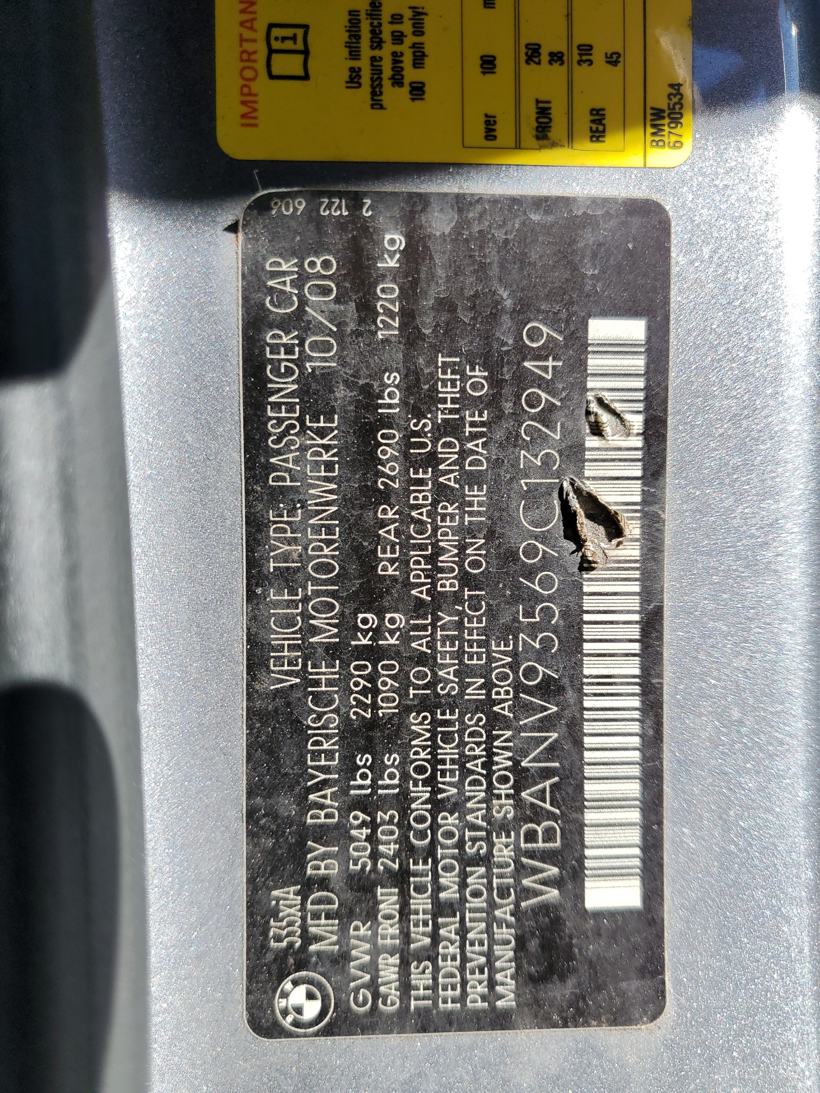 WBANV93569C132949 2009 BMW 535 Xi