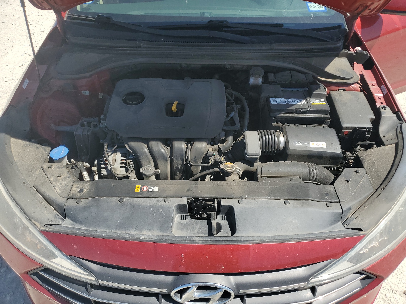 KMHD84LF1KU850860 2019 Hyundai Elantra Sel