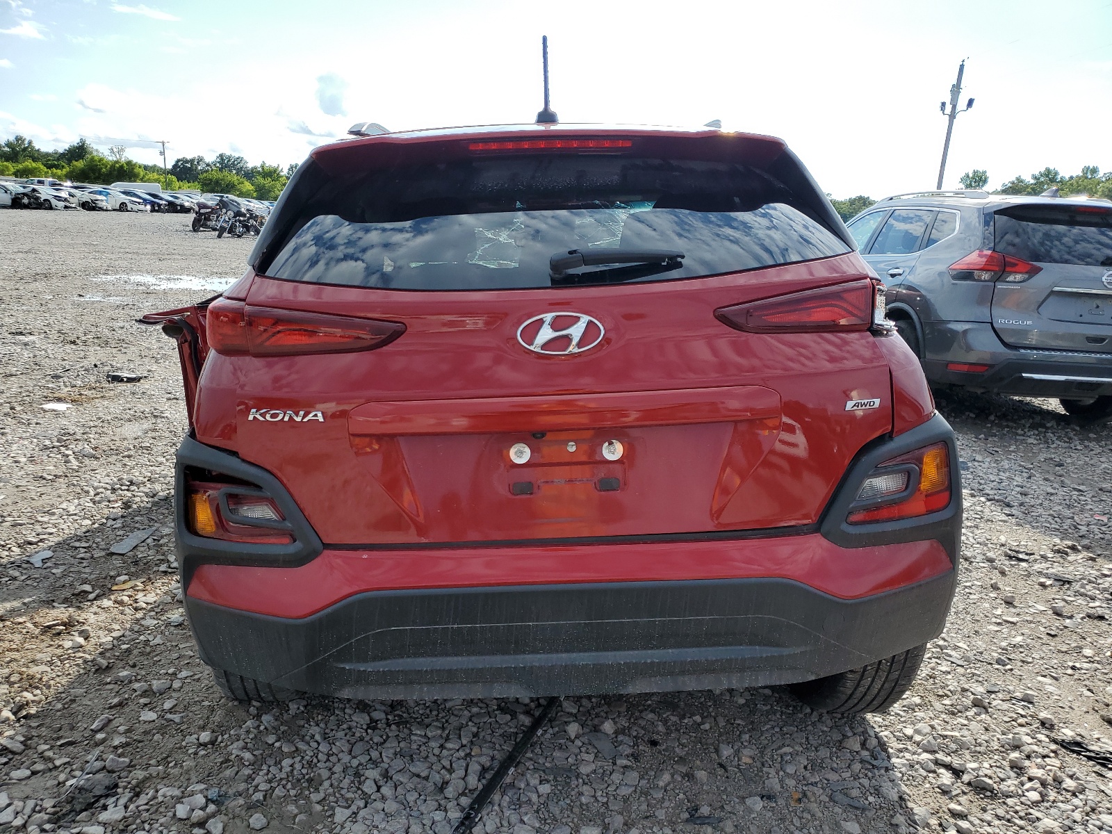 KM8K6CAA2JU183813 2018 Hyundai Kona Sel