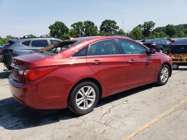  HYUNDAI SONATA 2013 Czerwony