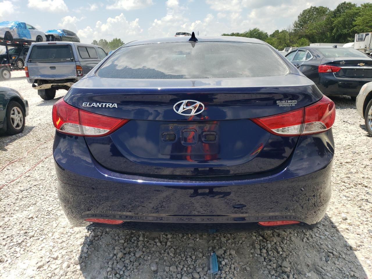 2012 Hyundai Elantra Gls VIN: 5NPDH4AE4CH066067 Lot: 58727324