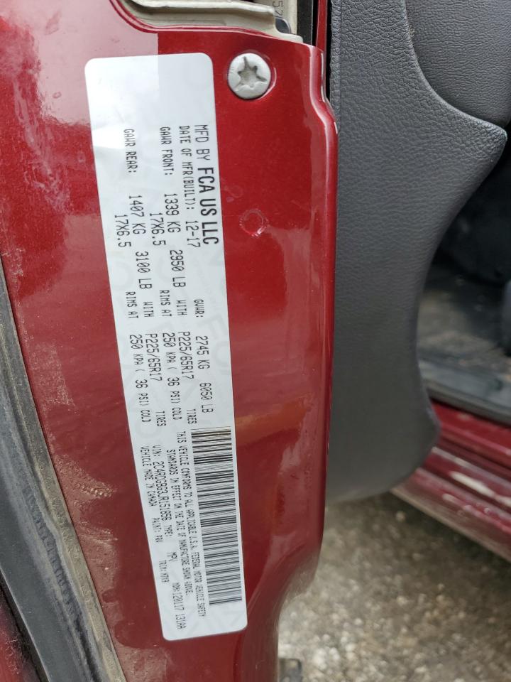 2018 Dodge Grand Caravan Se VIN: 2C4RDGBG3JR151856 Lot: 57107774