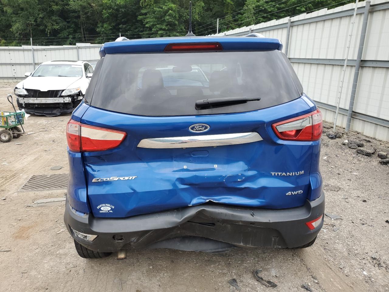 2018 Ford Ecosport Titanium VIN: MAJ6P1WL2JC204463 Lot: 58104804