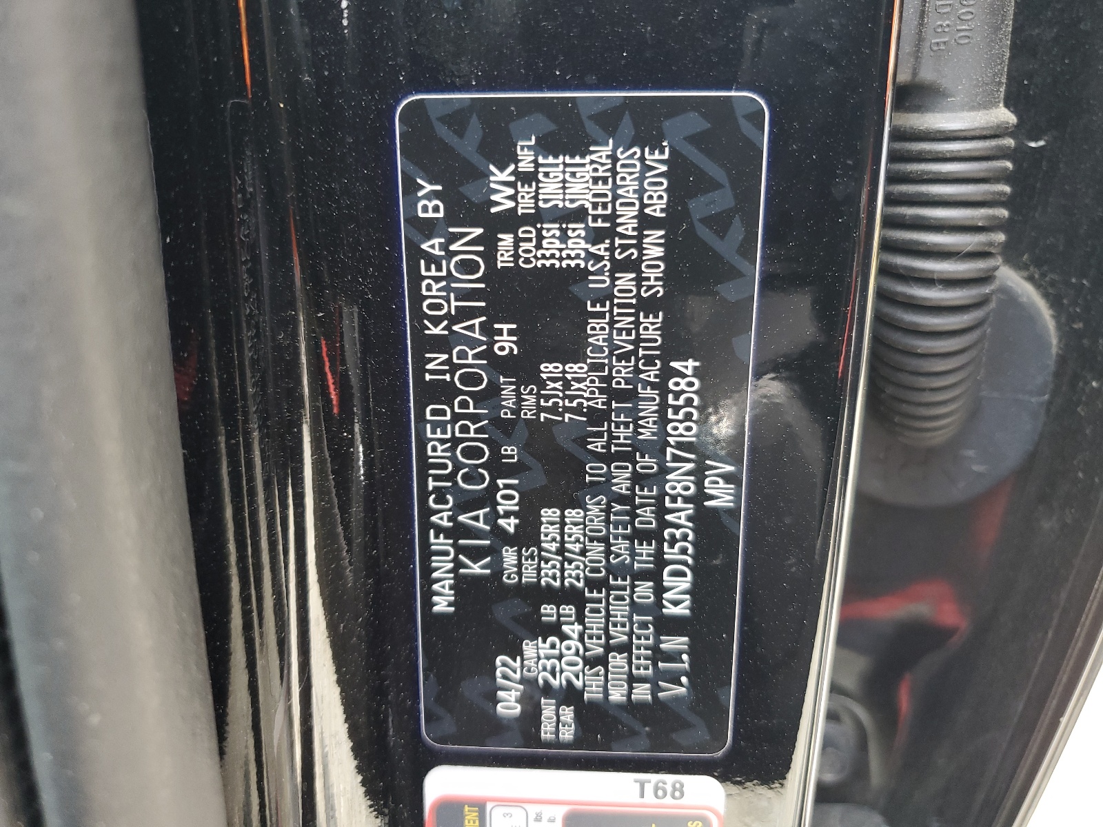 KNDJ53AF8N7185584 2022 Kia Soul Gt-Line Turbo