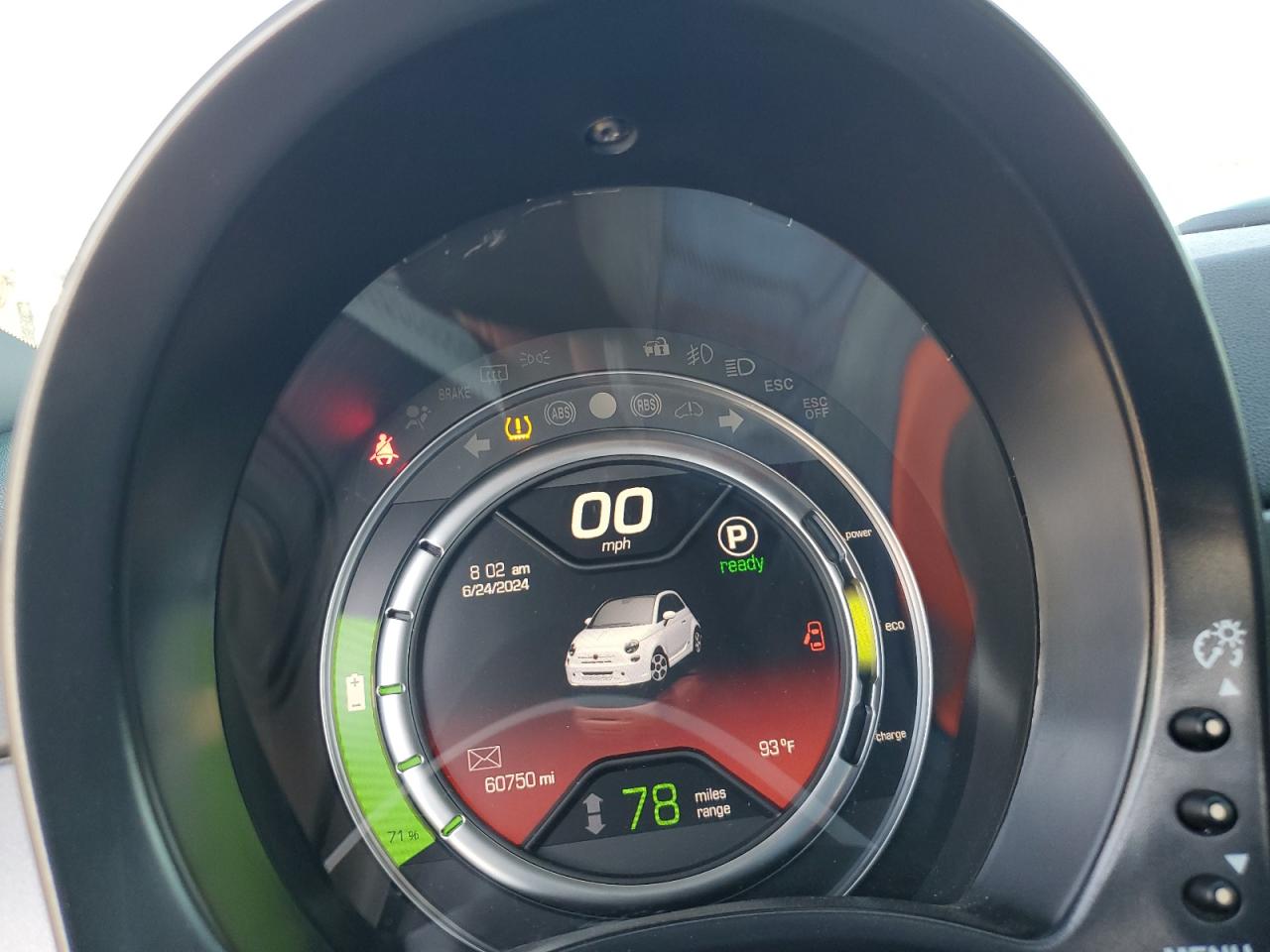 2017 Fiat 500 Electric VIN: 3C3CFFGE7HT647918 Lot: 59533894