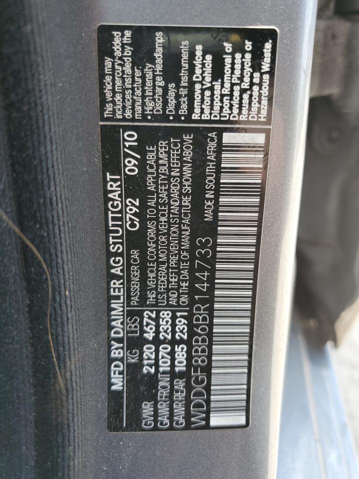 2011 Mercedes-Benz C 300 4Matic VIN: WDDGF8BB6BR144733 Lot: 58387514