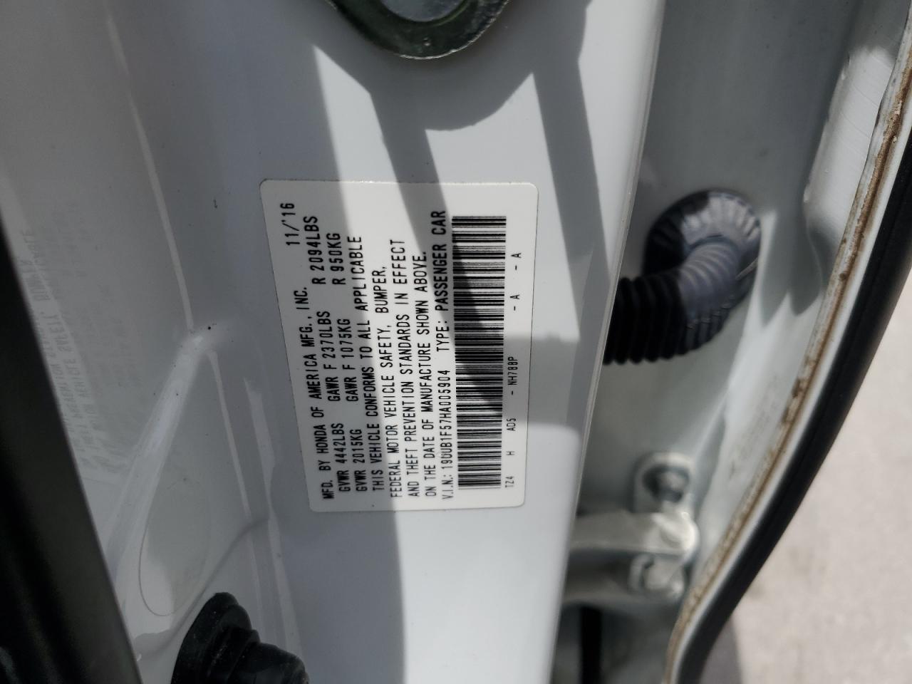 2017 Acura Tlx Tech VIN: 19UUB1F57HA005904 Lot: 58858794