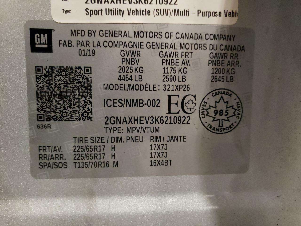 2019 Chevrolet Equinox - Image 13