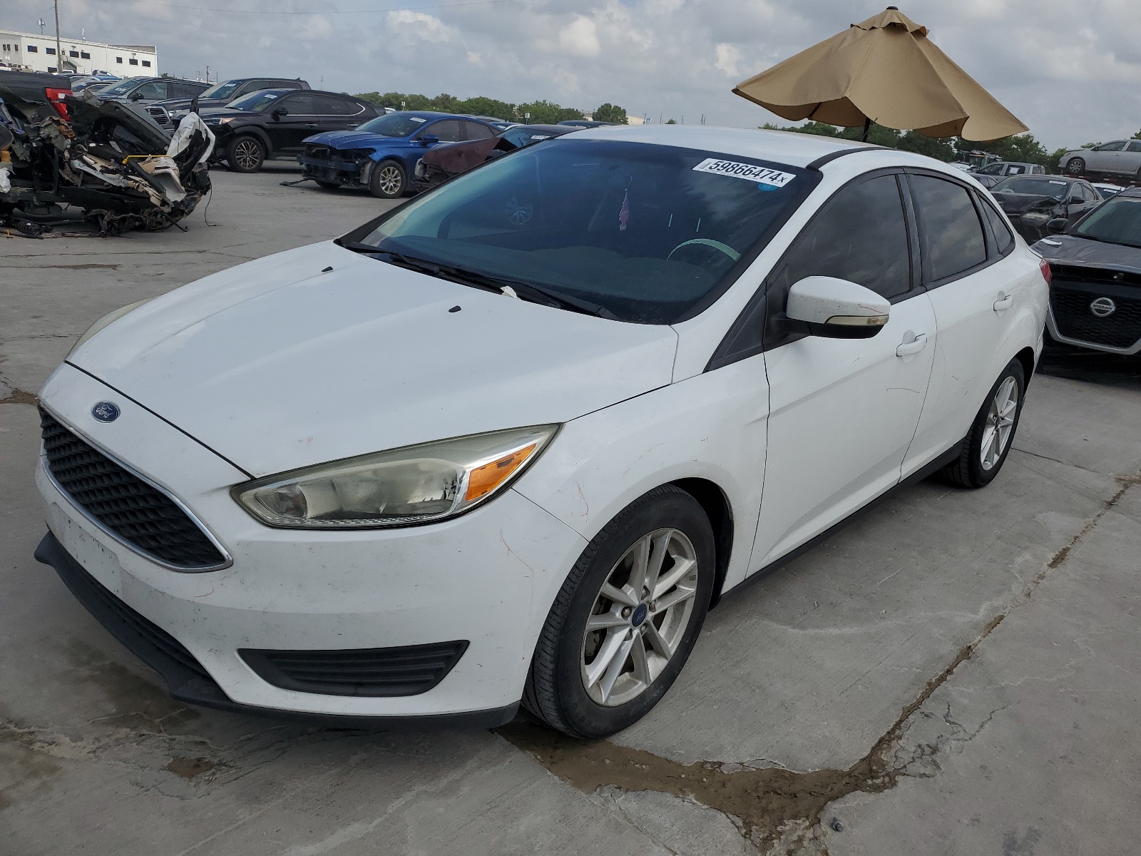 2016 Ford Focus Se vin: 1FADP3F20GL344837