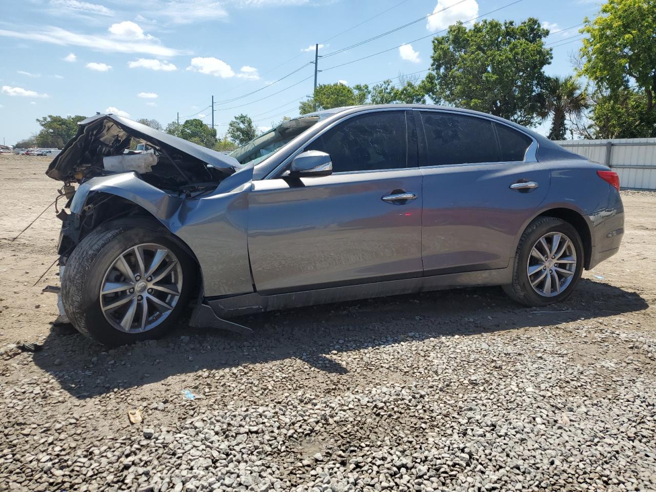 2015 Infiniti Q50 Base zu verkaufen in Riverview, FL - Front End