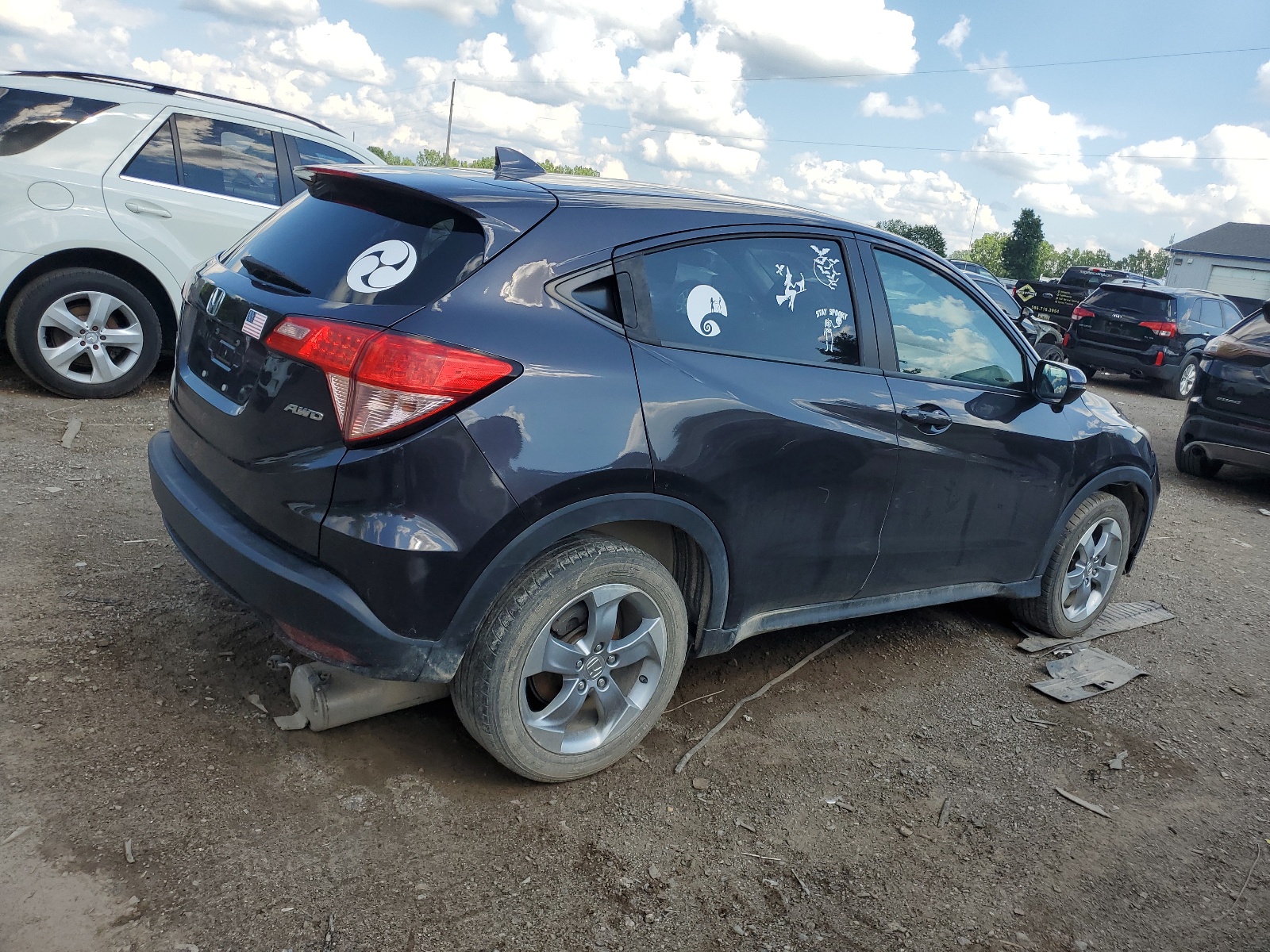 2017 Honda Hr-V Ex vin: 3CZRU6H50HG703193