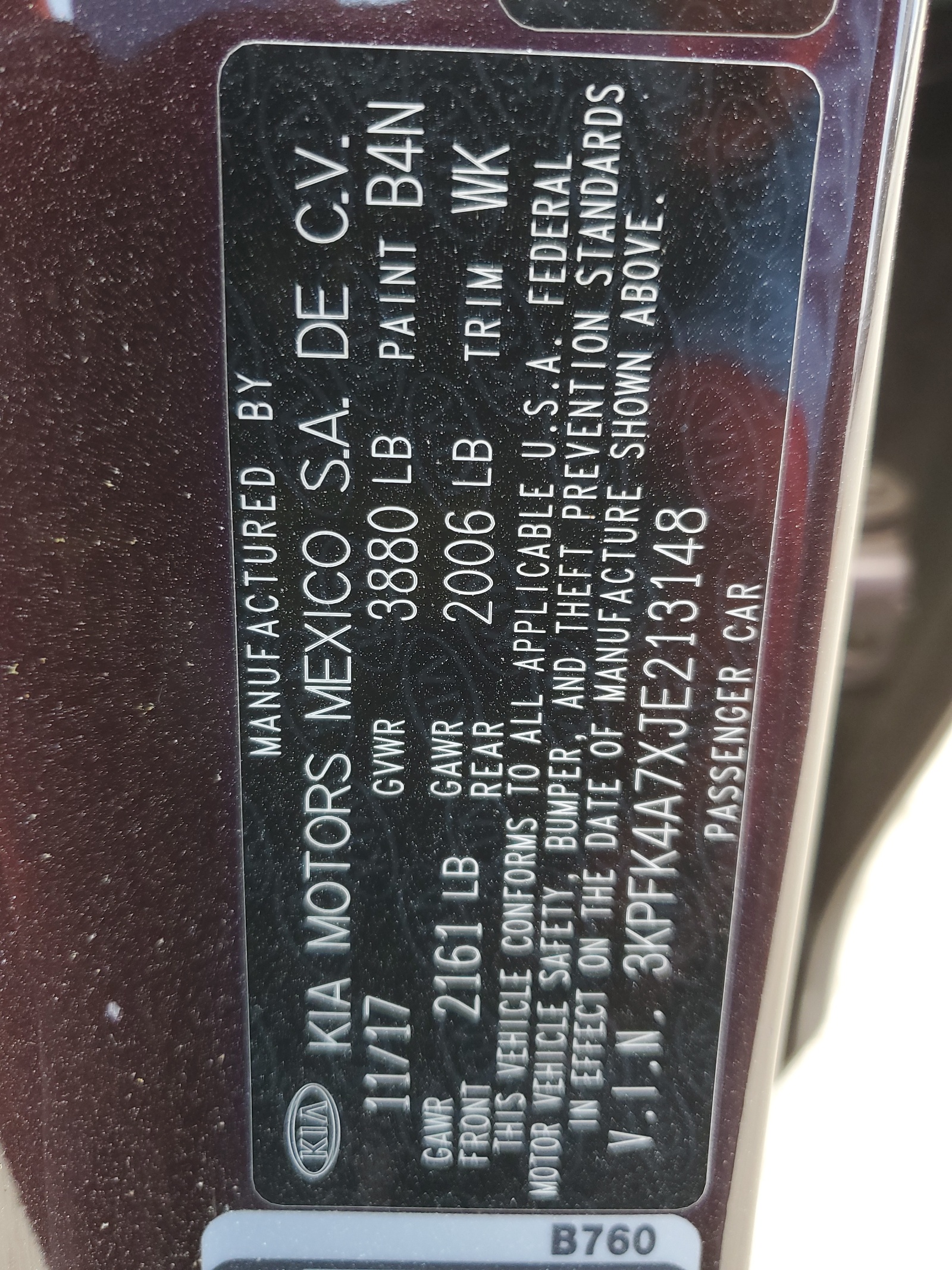 3KPFK4A7XJE213148 2018 Kia Forte Lx