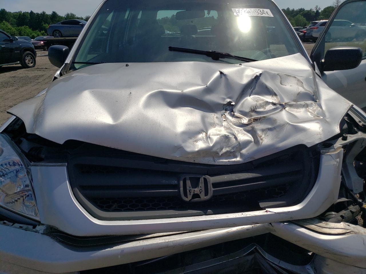 2005 Honda Pilot Lx VIN: 2HKYF18105H549437 Lot: 59294934